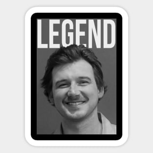 Morgan Wallen Mugshot Legend Sticker